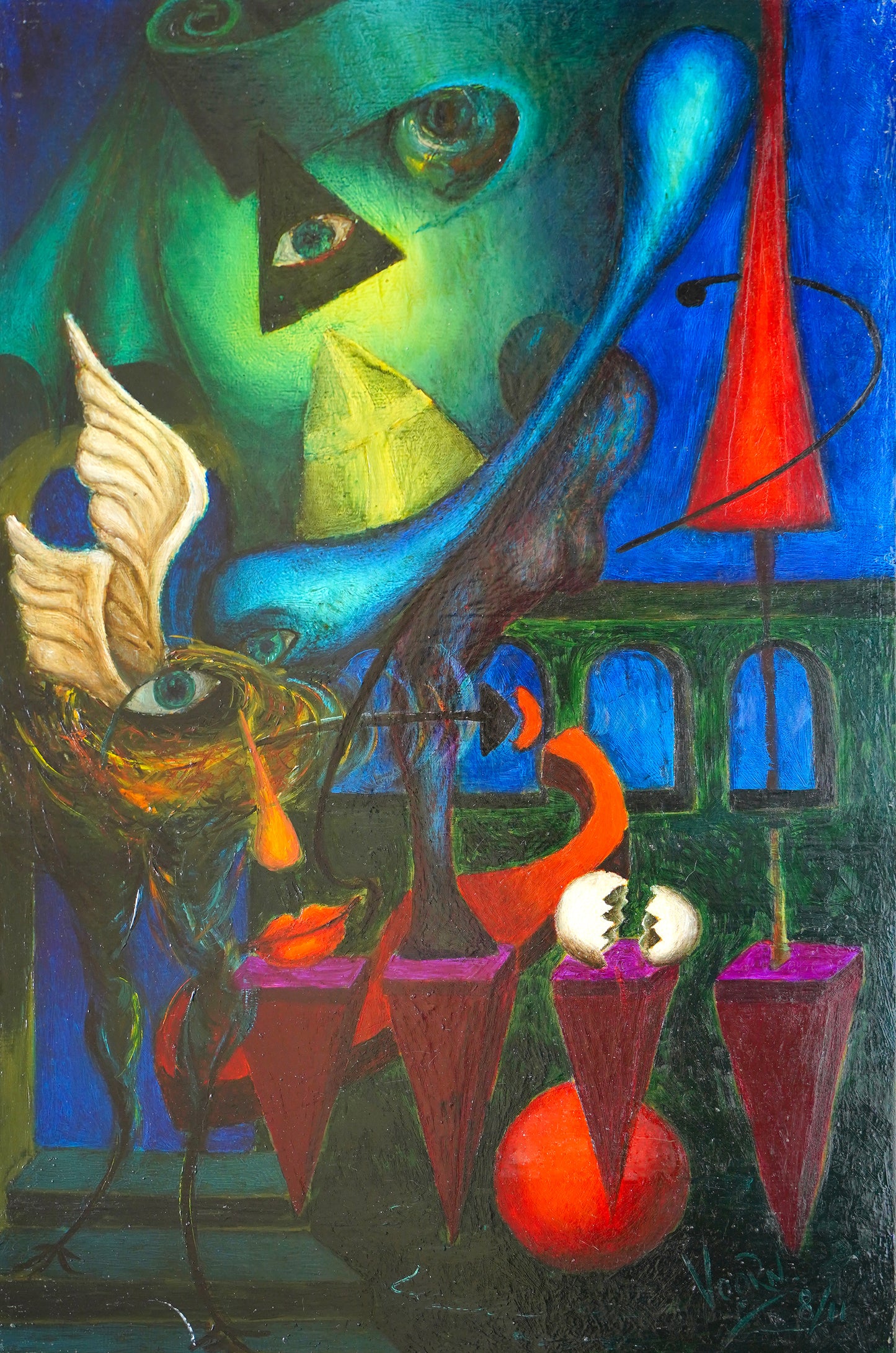 The Thirth Eye Painting Surreal