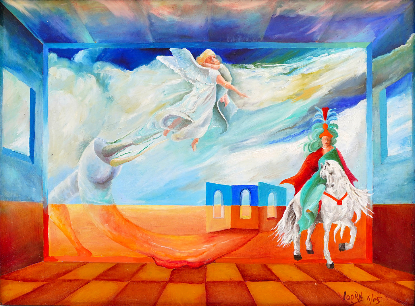 Just Passing Through Painting Surreal