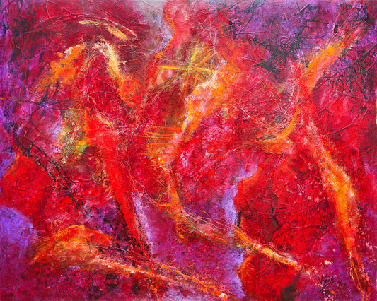 Summer Dance Painting Abstract