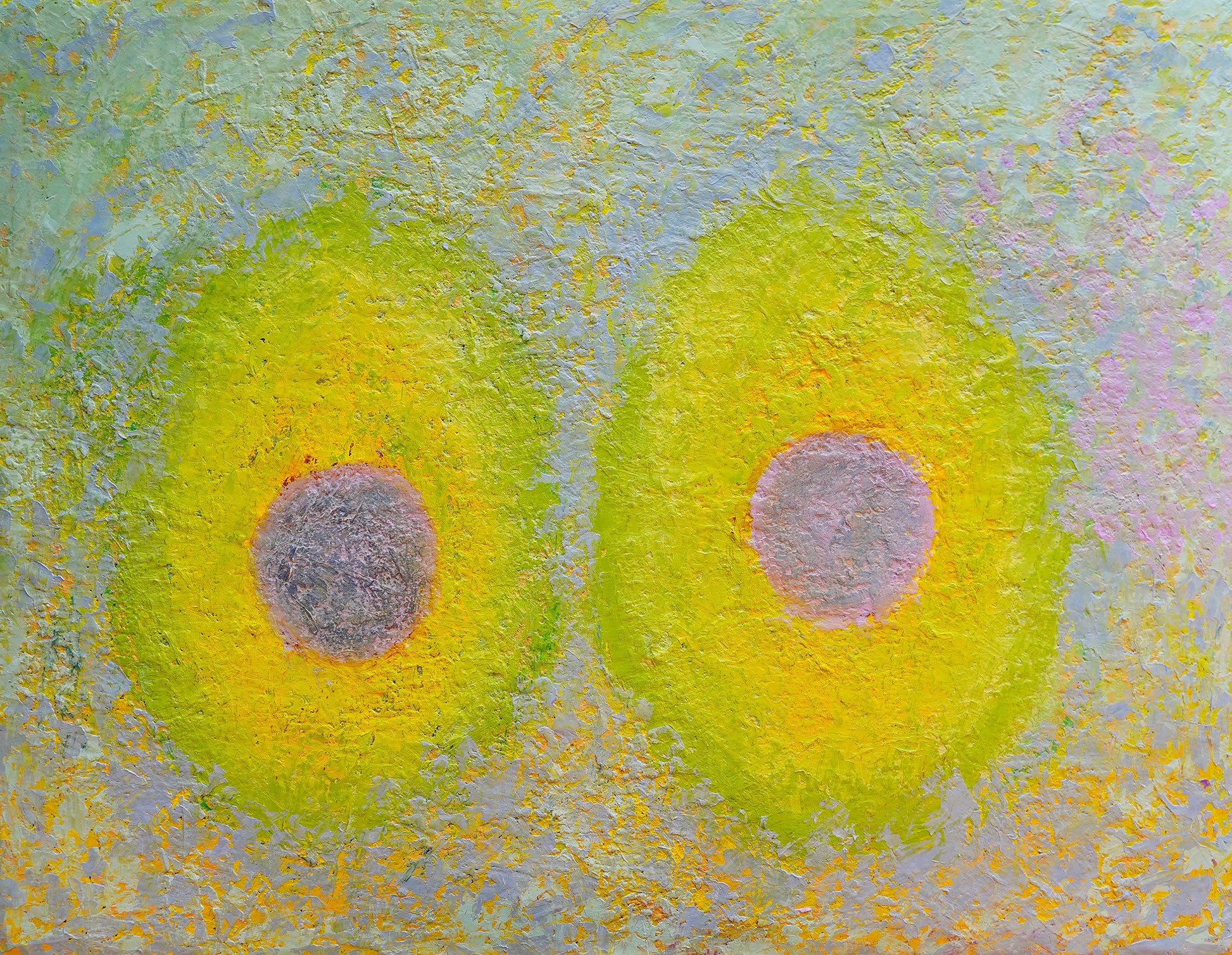 Avocado Painting Abstract Oil on canvas