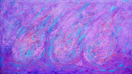 Pacific-Breeze Painting Abstract Oil on canvas