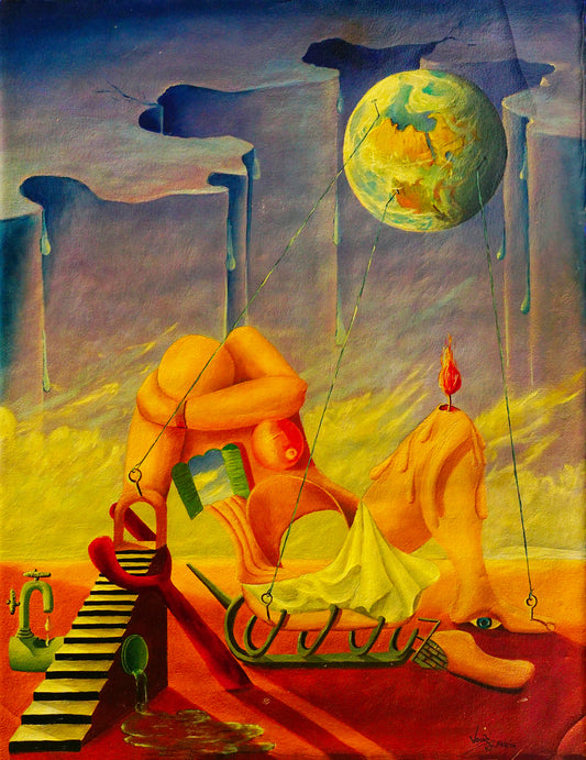 Global Warming Painting Surreal